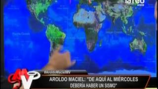 Aroldo Maciel predice un nuevo temblor en Chile quotDe aquí al miércoles debería haber un sismoquot [upl. by Novak]