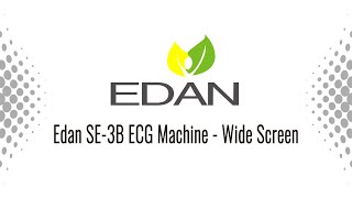 Edan SE3B ECG Machine  Wide Screen · Medical Equipment Sales amp Repair [upl. by Kirschner]