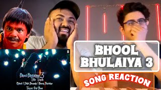 BHOOL BHULAIYA 3 song  Reaction  KARTIK ARYAN NEERAJ S PRITAMDILJIT DOSANJH PITBULL [upl. by Cozmo]