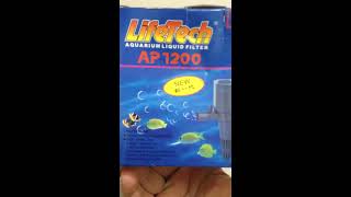 Review Water pump Lifetech AP1200 [upl. by Annerol]