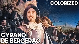 Cyrano de Bergerac  COLORIZED  Oscar Winning Movie  Classic Adventure Film [upl. by Yllus699]