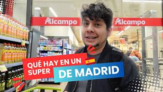 Qué hay en un SUPERMERCADO de MADRID  Cuánto CUESTA hacer la COMPRA para 2 personas en Alcampo 🛒 [upl. by Aettam321]