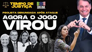 TEMPO DE JUSTIÇA  DEPUTADA DO PSOL TERÁ QUE PROVAR ACUSAÇÕES A BOLSONARO  AO VIVO I 0204 116 [upl. by Ainevuol]