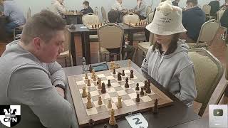 S Alfimov 1000 vs Pinkamena 1668 Chess Fight Night CFN Rapid [upl. by Alis93]