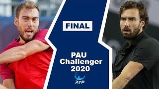 Jerzy Janowicz vs Ernests Gulbis  PAU 2020 [upl. by Enitselec]