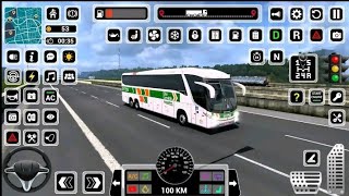 city coach Bus simulator 3D  Bus simulator 3D game  bus driving simulator 3DAakashGamar11 [upl. by Akirdnwahs]