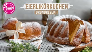 Eierlikörkuchen und Osterlamm Grundrezept  Basics  Sallys Welt [upl. by Winikka]