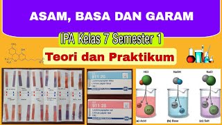 ASAM BASA dan GARAM Praktikum Uji kertas Lakmus AsamBasa UjiKertasLakmus Almamimid19 [upl. by Verge]