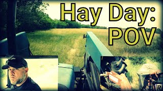 Ride Along POV Haying with Ford  New Holland 7740 [upl. by Annora]