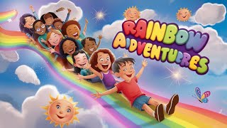 Rainbow Adventures song  Kids promes and stories  Rainbow songkidspoem kidsstories cartoon [upl. by Assenyl]