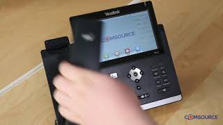 Comsource Cloud PBX Functions with Yealink T48s [upl. by Londoner]