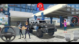 police simulator 22 live streaming 🛑 4x4 big 🚓 truck [upl. by Hait]