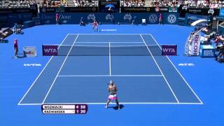 Caroline Wozniacki 2013 Apia International Sydney Hot Shot [upl. by Brainard]