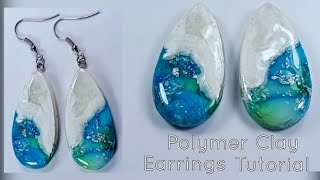 Clay Jewellers Polymer Clay Earrings Idea and Tutorial  LoviCraft [upl. by Carrelli]