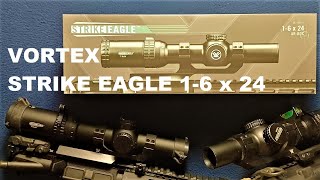 VORTEX STRIKE EAGLE 16x24 Discontinued ARBDC Reticle Second Focal Plane SE16241 [upl. by Keily585]