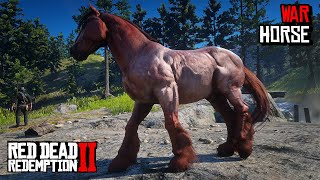 5 Best War Horses You Must OWN Location amp Rankings  RDR 2 [upl. by Kolnick]