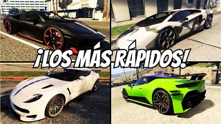 Los 10 Coches mas RÁPIDOS en GTA 5 Online ACTUALIZADO 2023 [upl. by Aihsenyt]