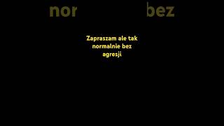 Zapraszam na wpis społecznościowy ale bez agresji do Hejterów i nie tylko [upl. by Areek]