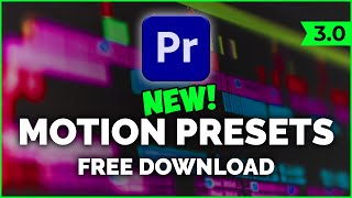 Premiere Pro Presets That Will REVOLUTIONIZE Your EDITS  EM 30 [upl. by Navoj298]