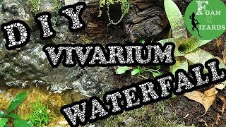 How to build a vivarium waterfall [upl. by Adnolahs]