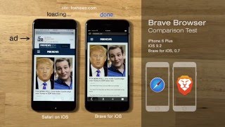 Brave Browser iOS Speed Test [upl. by Nnagem893]