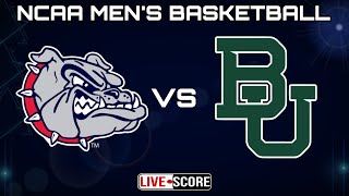 Gonzaga vs Baylor  NCAA Mens Basketball Live Scoreboard [upl. by Aiset]