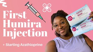 First Humira Injection VLOG  Living With Crohns Disease [upl. by Ellinad]