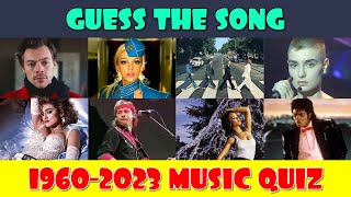 Guess the Song Music Quiz  One Song Per Year 19602023 [upl. by Wrennie126]