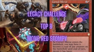 Legacy Challenge Top 8 Mono Red w Cursed Mirror and Vexing Bauble [upl. by Etnod756]