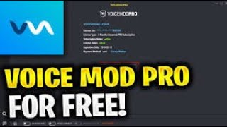 UPDATED VOICEMOD PRO FOR FREE AUGUST 18 2020 [upl. by Arivle242]