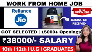 RELIANCE JIO URGENT Hiring  Work from home jobs 2024  online jobs at home  Jio Jobs for freshers [upl. by Terej]