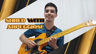 How To Do Arpeggios In Guitar Solos [upl. by Eicam]