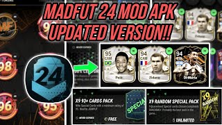 THE BEST MADFUT 24 MOD OUT THERE  Madfut 24 Mod Apk  Madfut 24 [upl. by Akirderf]