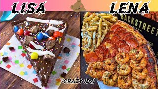 Lisa Vs Lena SPICY VS DESSERT FOOD ✨🔥LISAORLENACRAZYIDA [upl. by Adeys]