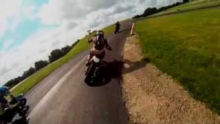 2014 Supermoto Racing from 2 Onboard Cams [upl. by Calvano]