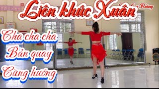 Liên khúc xuân  cha cha cha  bản quay cùng hướng tina Lan Hoàng [upl. by Edouard]