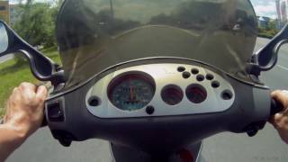 Gilera Runner FXR 180 onboard test  sold [upl. by Gilcrest]