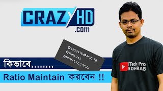 কিভাবে Crazy HD তে Ratio Maintain করবেন  How to maintain ratio on Crazy HD [upl. by Crystie]