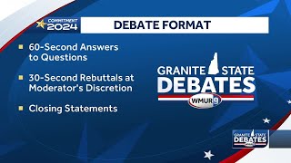 2024 New Hampshire debate involving 1st District candidates Debate format [upl. by Odille]