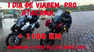 VIAGEM DE MOTO PRO DESERTO DO ATACAMA DE 500X [upl. by Ardnekan]