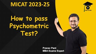 MICAT 202325  How to Pass the Psychometric Test [upl. by Hainahpez]