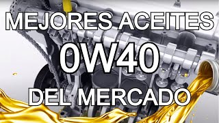 ✅TOP 2021 MEJORES ACEITES 100 SINTÉTICOS 0W40 💪 [upl. by Mcgannon]