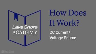 How does a DC Current Voltage Source work [upl. by Yedarb]