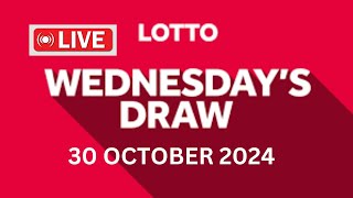 National Lottery Lotto Draw Live Results from Wednesday 30 October 2024  lotto live [upl. by Eladnar]