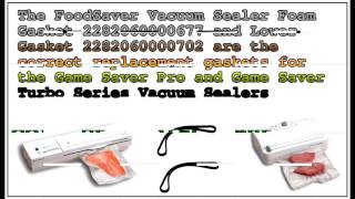 Foodsaver Vacuum Sealer Gaskets and Replacement Parts [upl. by Cita]