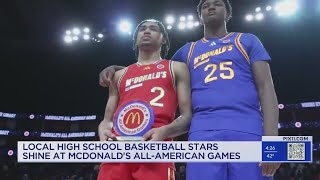 NY high school students shine in McDonalds AllAmerican Game [upl. by Einallem]