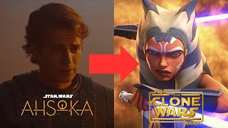 AHSOKA Clone Wars Flashbacks With References From The Clone Wars [upl. by Jensen]