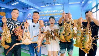 Enjoying Vietnamese seafood  KING CRAB ALASKAN LOBSTER GIANT ISOPOD ROCK OYSTERS  SAPA TV [upl. by Lavelle]