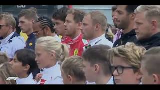 F1 Spa 2019  Anthoine Hubert death tribute amp minute silence  Norris interview  Live 60FPS [upl. by Ivan244]