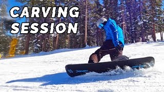 Early Season Carving Session ft Ryan Knapton [upl. by Ahsineg487]